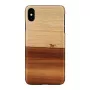Capa para telemóvel Man and Wood para iPhone XS Max — capa protetora preta