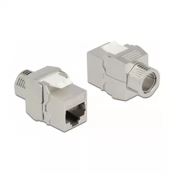 Módulo Keystone conector fêmea RJ45 para LSA DeLOCK 87032