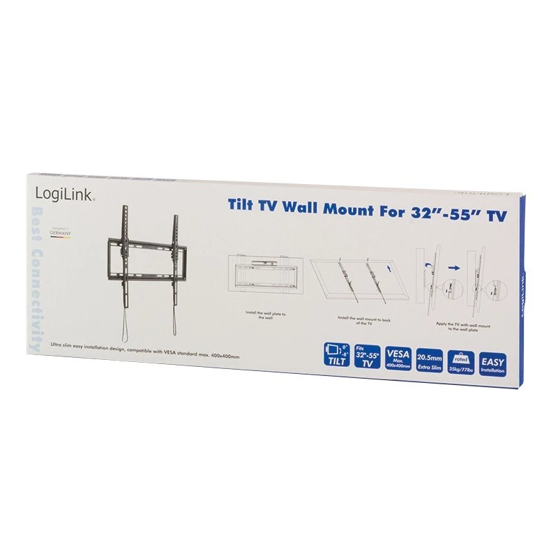 Suporte de TV LogiLink BP0010 139,7 cm (55 polegadas) Preto