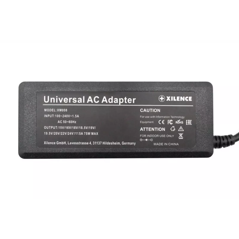 Adaptador de corrente CA para portátil UNIV. 75W/XM008 Xilence