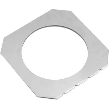 Moldura de filtro PAR-20 Spot EUROLITE prateada – moldura para focos PAR-20, acabamento prateado