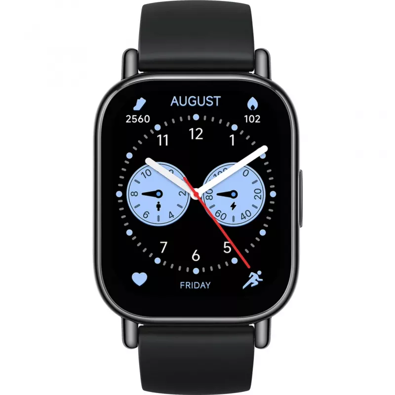 Smartwatch Xiaomi Redmi Watch 5 Lite — 1,96 polegadas AMOLED, GPS, 470 mAh, 48 mm, bracelete TPU, Preto