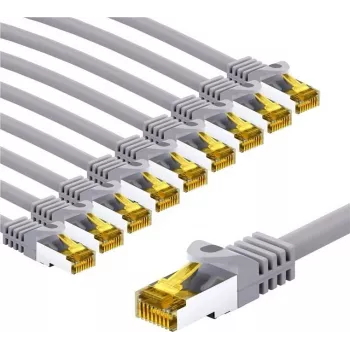 Cabo de rede Wentronic 69521 Ethernet cinzento