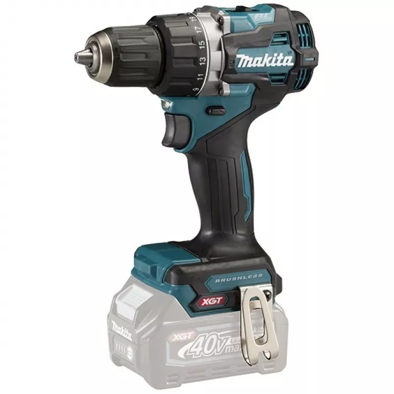 Makita DF002GZ - berbequim aparafusador - bateria - 2 velocidades - mandril de chave 13 mm - 64 N·m - 164 mm - sem bateria - 40 V (DF002GZ)