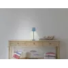 Beper P207ILI200 candeeiro de mesa LED recarregável, interruptor tátil, regulável, azul ardósia