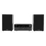 Micro-cadeia de áudio doméstico Aiwa MSBTU-550 — 50 W RMS, Bluetooth 10 m, FM, visor LED, RCA, preto