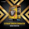 Película de proteção de ecrã X-ONE Extreme Shock Eliminator para iPhone X — preto, resistente a choques, durável