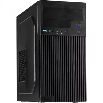 Caixa de computador INTER-TECH IT-6521 reta, ATX, Preto
