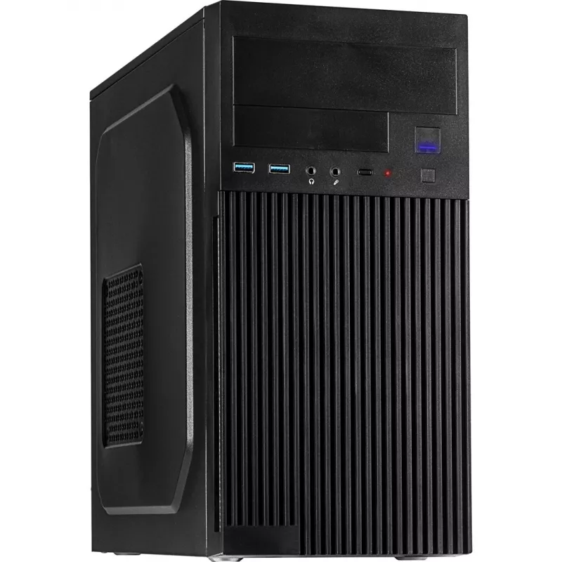 Caixa de computador INTER-TECH IT-6521 reta, ATX, Preto