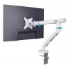 Suporte de monitor DIGITUS Single Design para ecrãs até 35 polegadas, grampo, 10 kg, VESA 75x75–100x100, inclinável -45–90°