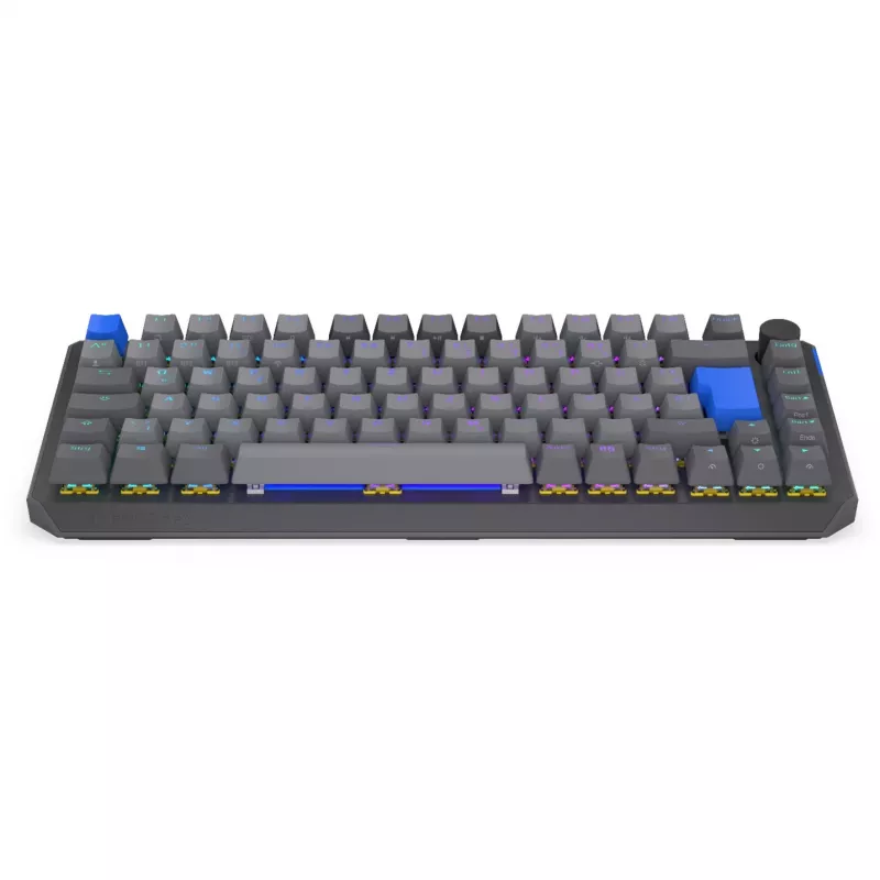 Teclado mecânico sem fios compacto 75% ENDORFY Thock V2 com interruptores amarelos, Layout DE