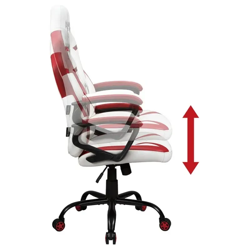 Cadeira de escritório Subsonic SA5573-AC1 assento acolchoado encosto acolchoado branco