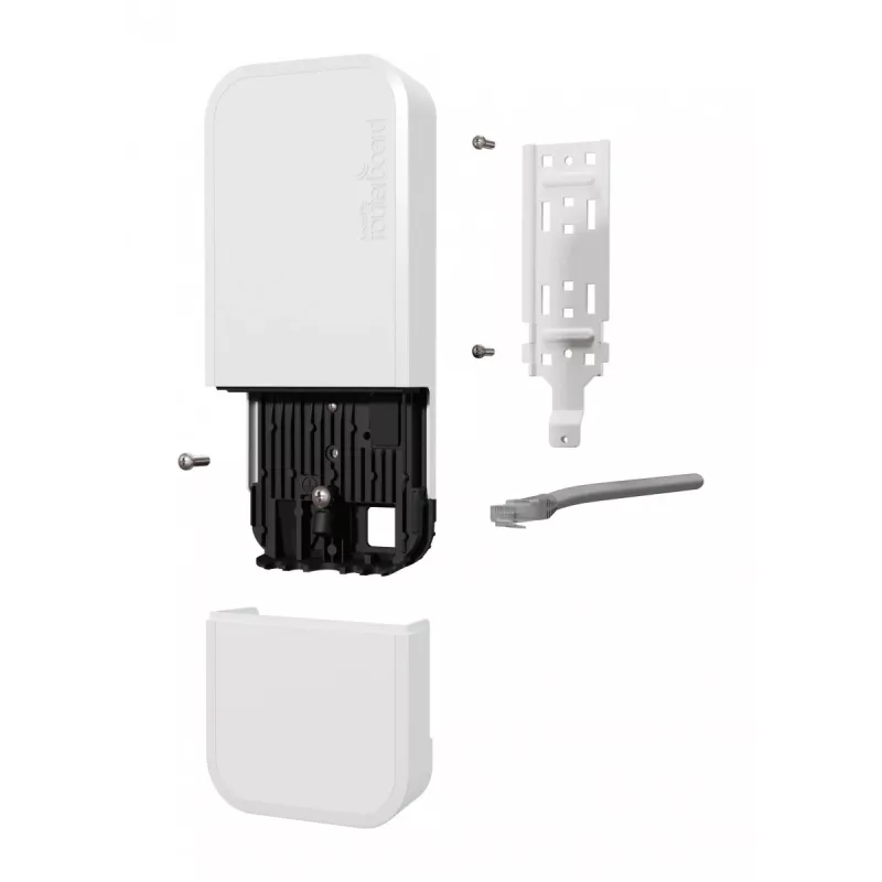 MikroTik wAP ax Dual-Band Gigabit Ethernet X2 | wAPG-5HaxD2HaxD | 10/100/1000 Mbit/s | portas Ethernet LAN (RJ-45) 2 | suporte Mesh Não | MU-MIMO Não | sem banda larga móvel