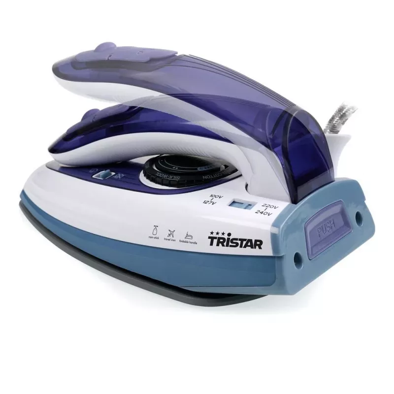Ferro de engomar a vapor de viagem Tristar 1100 W