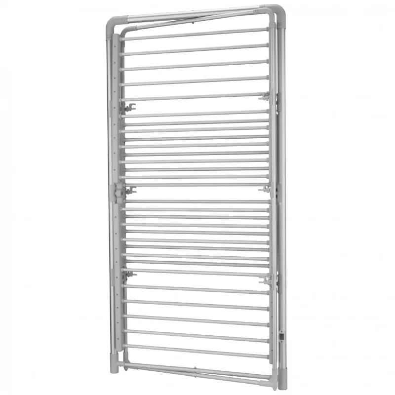 Estendal elétrico dobrável Adler AD 7829 — 300 W, 148×52×90 cm, branco, autónomo