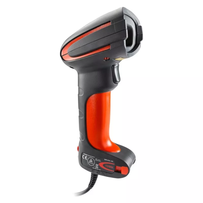 Leitor de códigos de barras portátil Honeywell Granit 1980i 1D/2D preto, vermelho