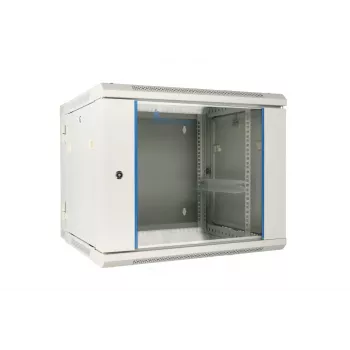 Armário rack Extralink 9U 600x600 AZH cinzento montagem em parede, basculante