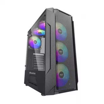 Caixa de computador Darkflash LEO (preto)