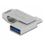 Pen drive DeLOCK 128 GB USB-C Type-A modelo rotativo