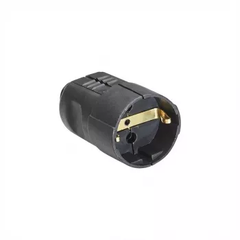 Ficha de rede Type F Bachmann 912.170 preto
