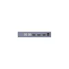 Comutador KVM Unitek V307A USB HDMI 2 portas 4K Ultra HD 3840x2160@60 Hz HDCP 2.2, caixa metálica, cinzento