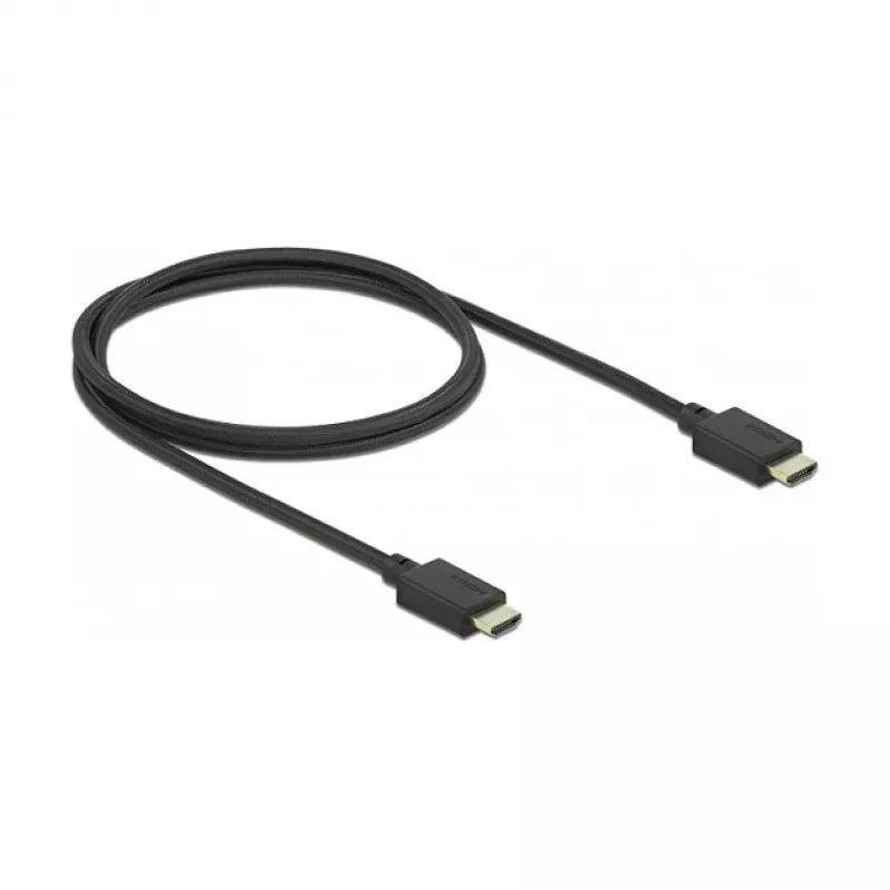 Cabo HDMI High Speed DELOCK 48 Gbps 8K 60 Hz 1m