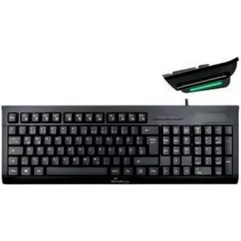 Teclado MediaRange MROS114 Office USB QWERTZ Alemão Preto