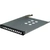 Inter-Tech IPC 1U-1404 rack preto, aço inoxidável