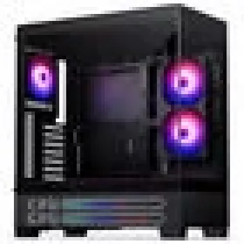 Caixa de PC PHANTEKS XT View Matrix, Midi-Tower, E-ATX, vidro temperado, Matrix LED - preta (PH-XT523VM1_DBK01)
