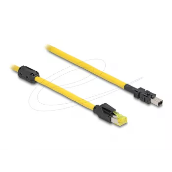 Cabo de rede DeLOCK 81250 Preto Amarelo 1 m Cat6