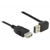 Cabo USB DeLOCK 1 m USB 2.0-A para USB 2.0-A preto