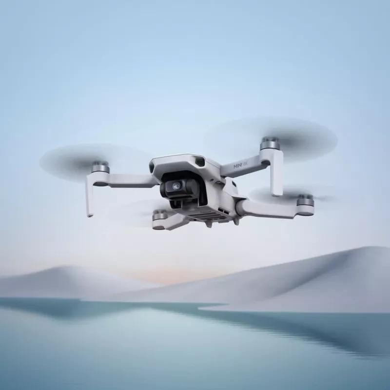 DJI Mini 4K drone, 12 MP, 4K 3840 x 2160, 31 min de tempo de voo, cinzento