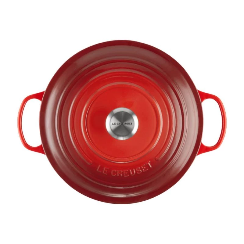 Le Creuset Signature Assadeira redonda 20 cm vermelho cereja (21177200602430)