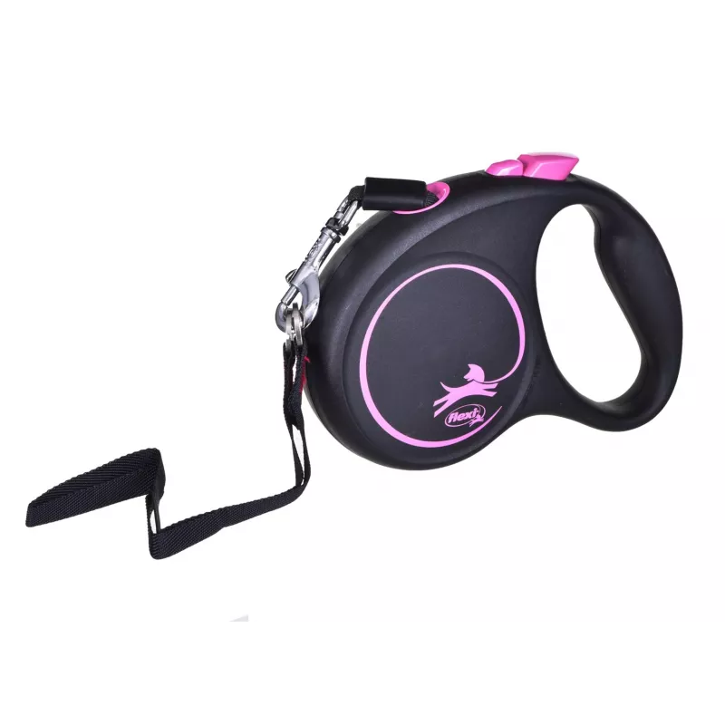Treia automática Flexi Black Design S 5 m para cão