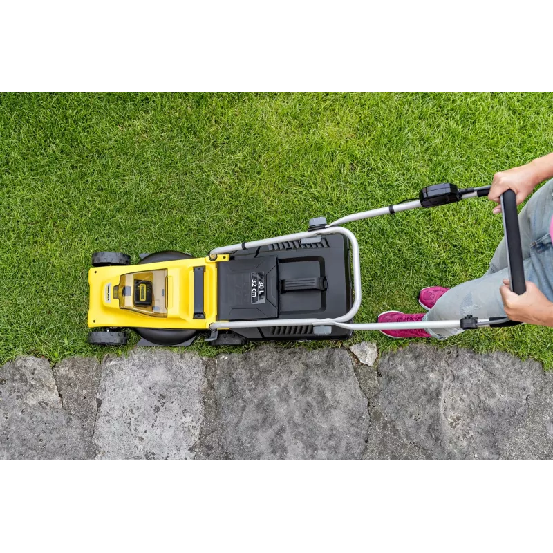 Corta-relvas com bateria KARCHER LMO 2-18 (1.445-400.0) preto, amarelo