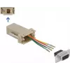 Kit de montagem D-Sub 9 pinos fêmea para RJ11/RJ14 DeLOCK 66770