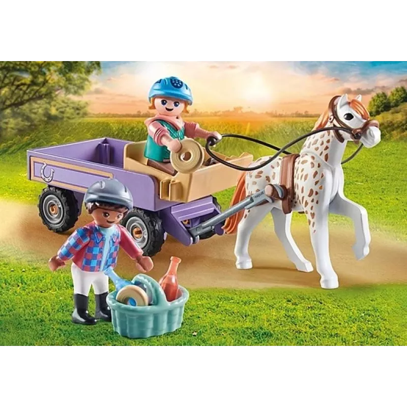 Playmobil 71496 Horses of Waterfall: carruagem de pónei