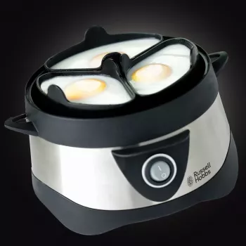 Russell Hobbs máquina de cozer ovos Cook At Home Stylo aço inoxidável 14048-56 1404856 (14048-56)
