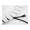 Calha para cabos DeLOCK 740 x 75 mm regulável em altura branco