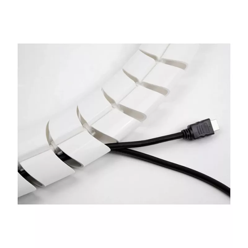 Calha para cabos DeLOCK 740 x 75 mm regulável em altura branco
