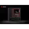 Savio Noctis Glass RGB Cube caixa para PC, ATX/Micro-ATX/Mini-ITX, frente de vidro temperado, ventoinhas RGB, preta