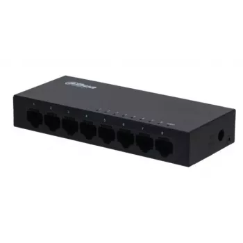 Dahua Technology SG1008-EUR switch de rede não gerido L2 Gigabit Ethernet (10/100/1000) preto