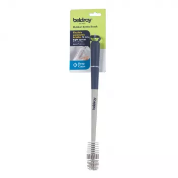 Escova para garrafas Beldray LA032807FEU7 Deep Clean Rubber – escova de limpeza de garrafas com cabeça de borracha
