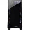 Caixa INTER-TECH X-608 INFINITY MICRO, microATX, RGB, frente e painel lateral em vidro temperado, sem fonte de alimentação