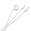 Cabo de carregamento magnético Joyroom S-IW008 Lightning USB-C 5V 1,2m branco
