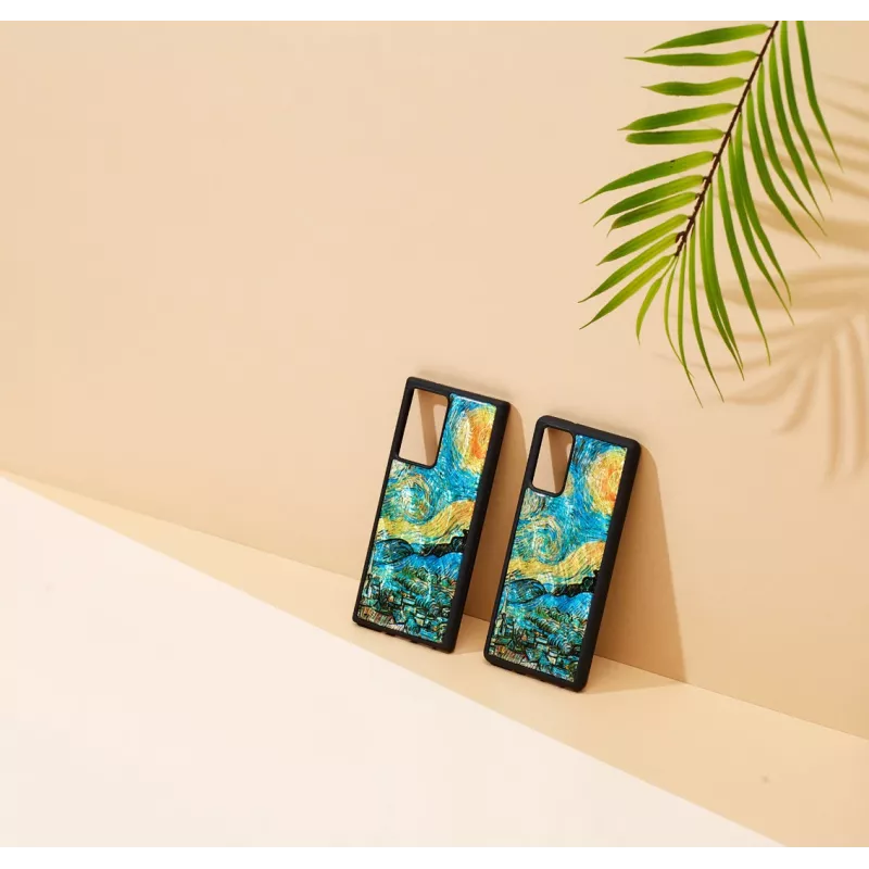 Capa de proteção iKins para Samsung Galaxy Note 20 – starry night preto