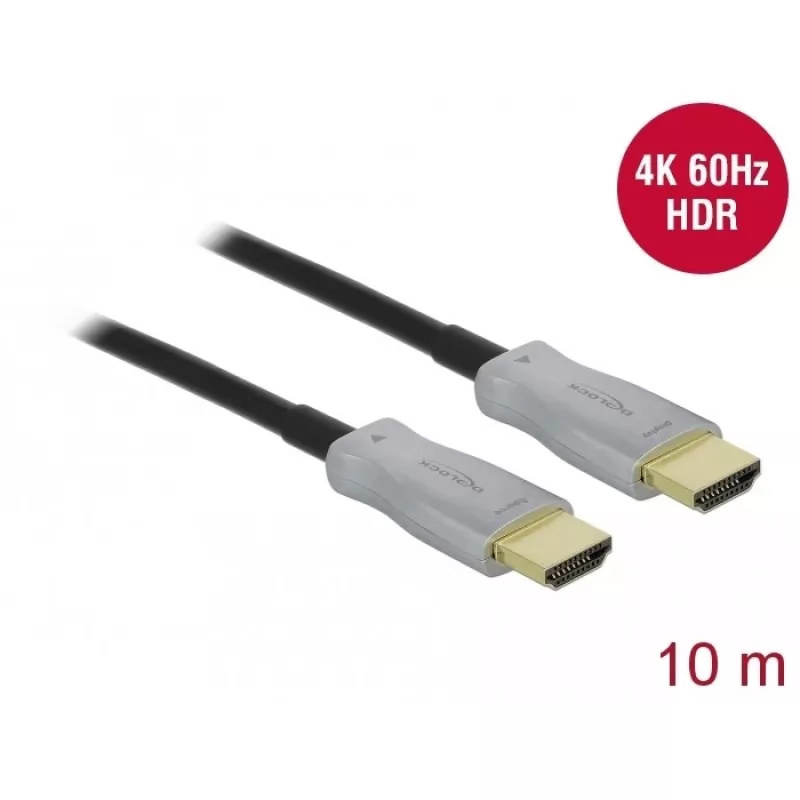 Cabo ótico ativo HDMI 4K 60 Hz 10 m DeLOCK 85010