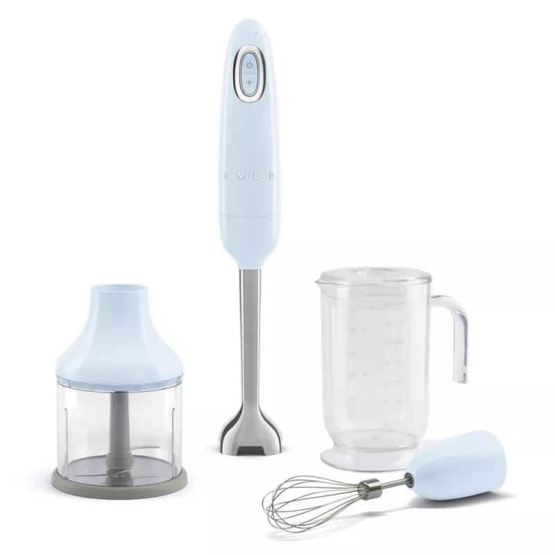 Varinha mágica Smeg HBF03PBEU 700 W azul-claro, aço inoxidável