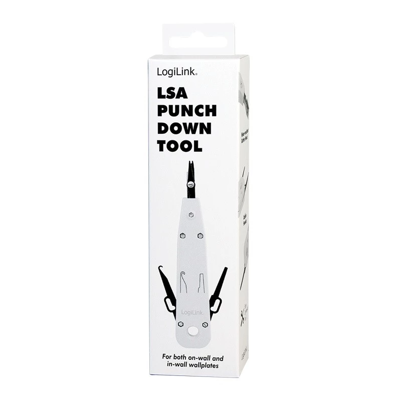 LogiLink WZ0001A Ferramenta de inserção LSA, branca