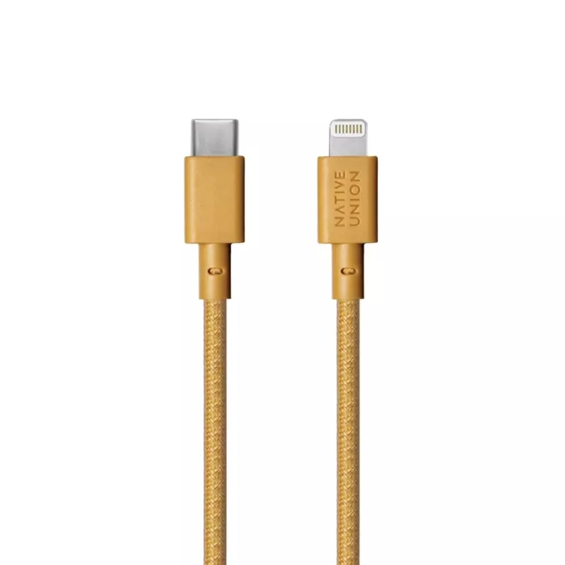 Native Union Night Cable Cabo USB-C para Lightning, 3 m, Kraft (NCABLE-CL-KFT-NP)